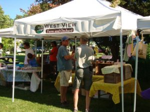 West View tent