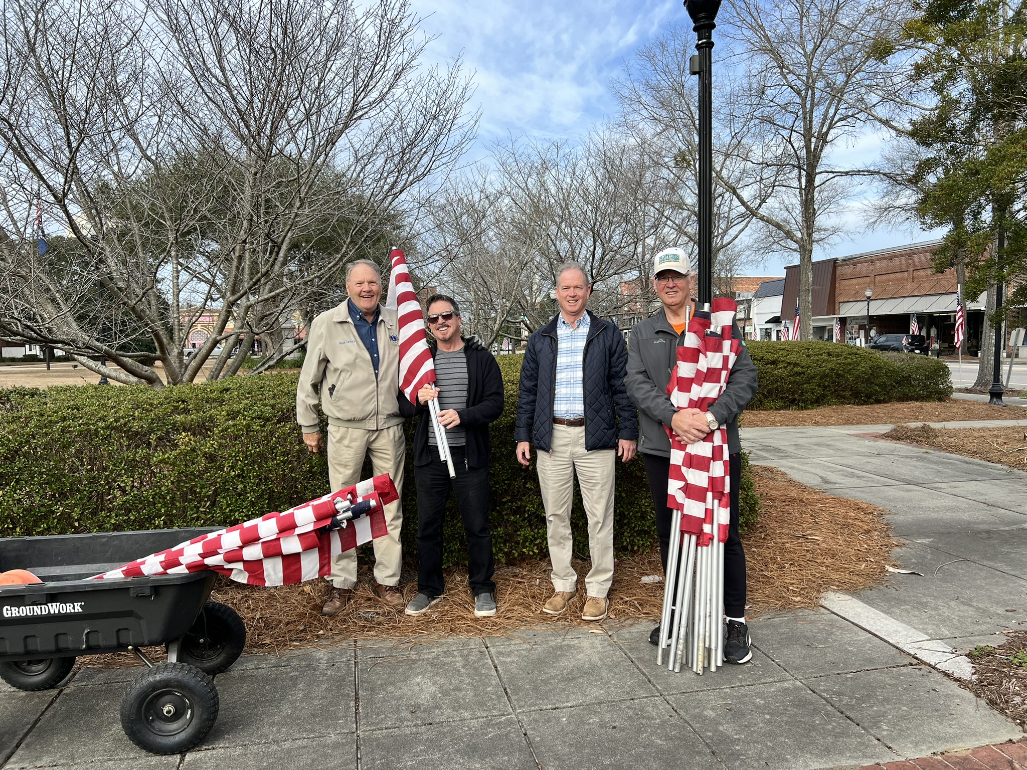 Manning South Carolina Community Heart & Soul team with the Manning Lions Club