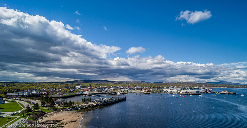 Community Heart & Soul town Rockland Maine Aerial picture