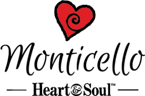 Monticello Heart & Soul Logo