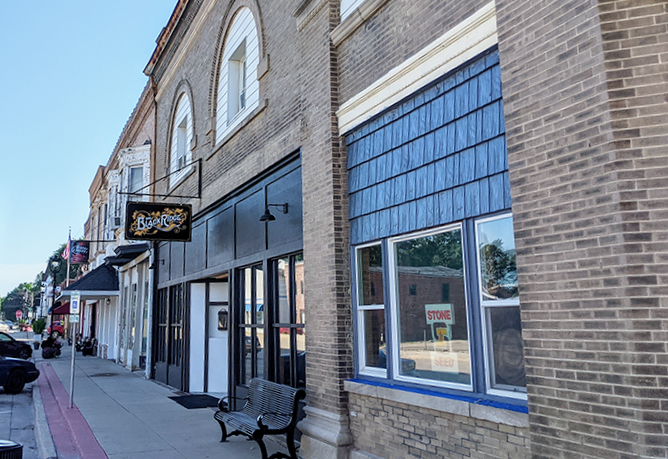 Cambridge Illinois Downtown street