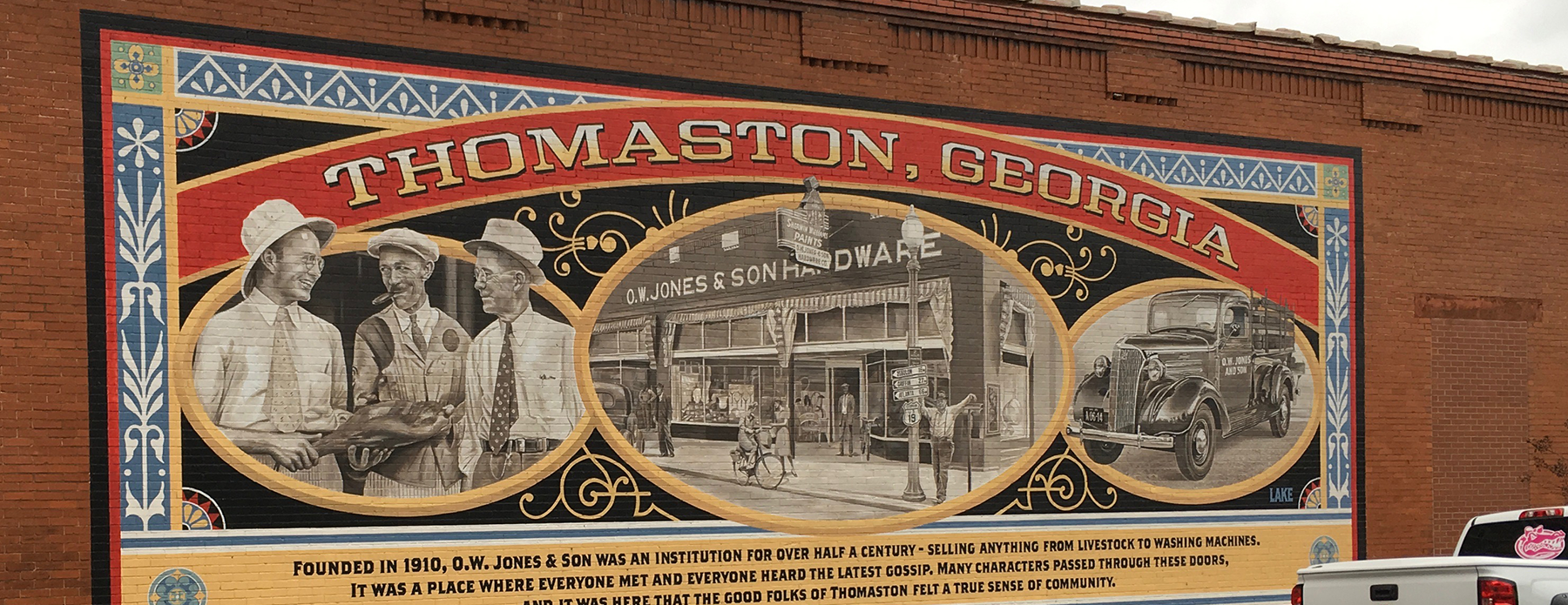 Thomaston Georgia Town Sign