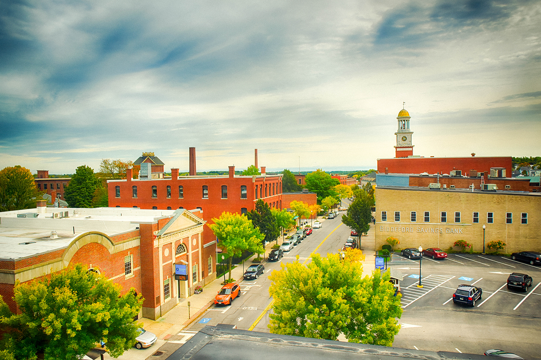 Main Street Biddeford, Maine. Photo courtesy: Heart of Biddeford