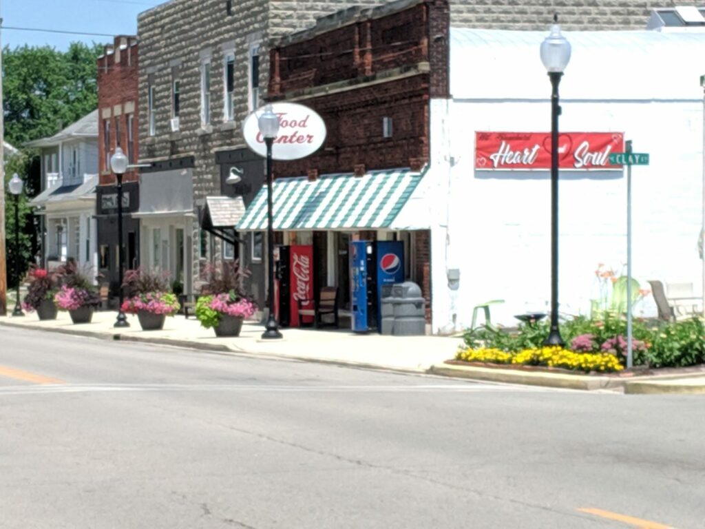 Main Street in Mount Blanchard (Photo credit: Jackie Porcello)