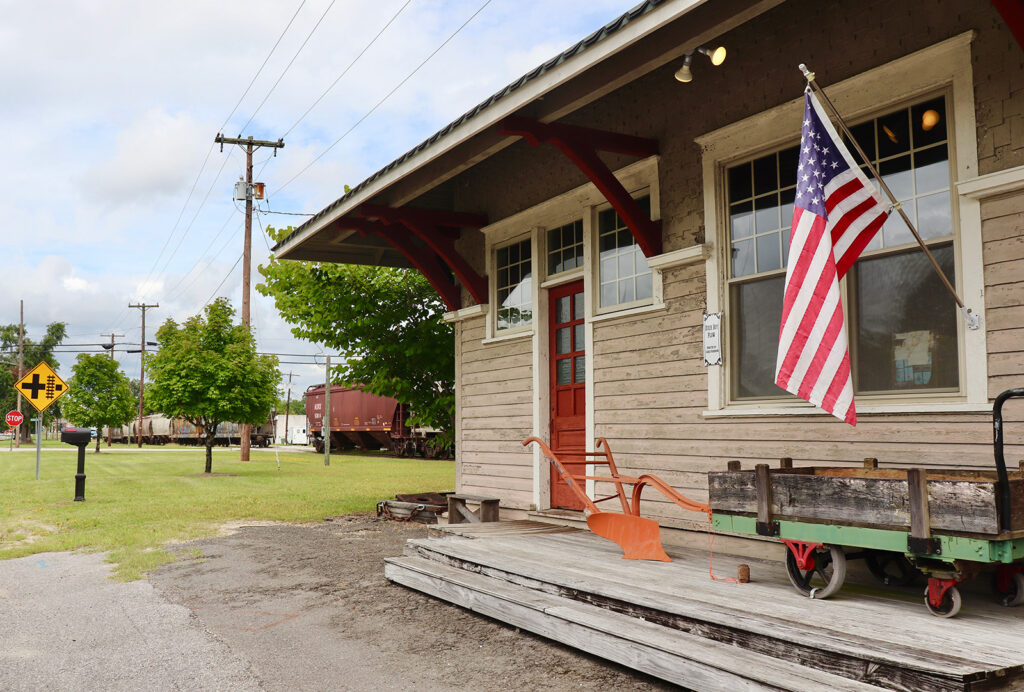 The Kershaw Train Depot is now office space and a museum.