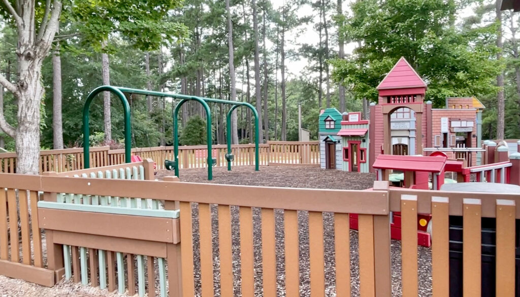 Stevens Parks, located on the north end of Kershaw, features spaces for residents of all ages. Photos by Michelle Ellia.