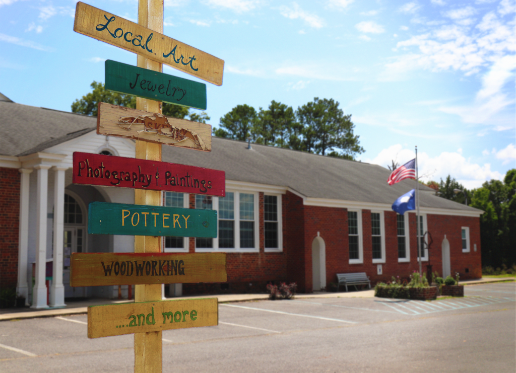 Located near the end of the town’s Main Street, the Fort Lawn Community Center is where you’ll find a lot of there there in this South Carolina town. Photo credit: Michelle Ellia.