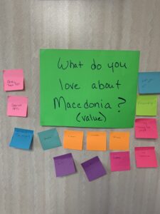 Thin engagement activity with residents, Macedonia Heart & Soul