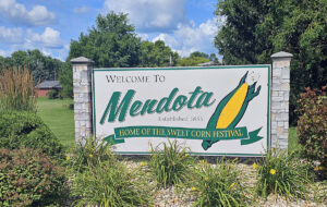 Mendota, Illinois Gateway Sign