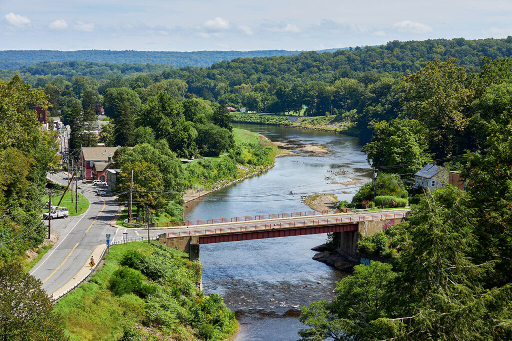 Rosendale, NY, aerial shot. Photo credit: Gus Philippas