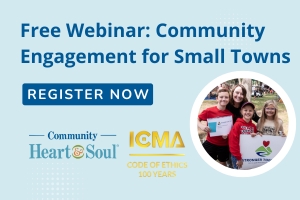 Image for registering for the free webinar with ICMA