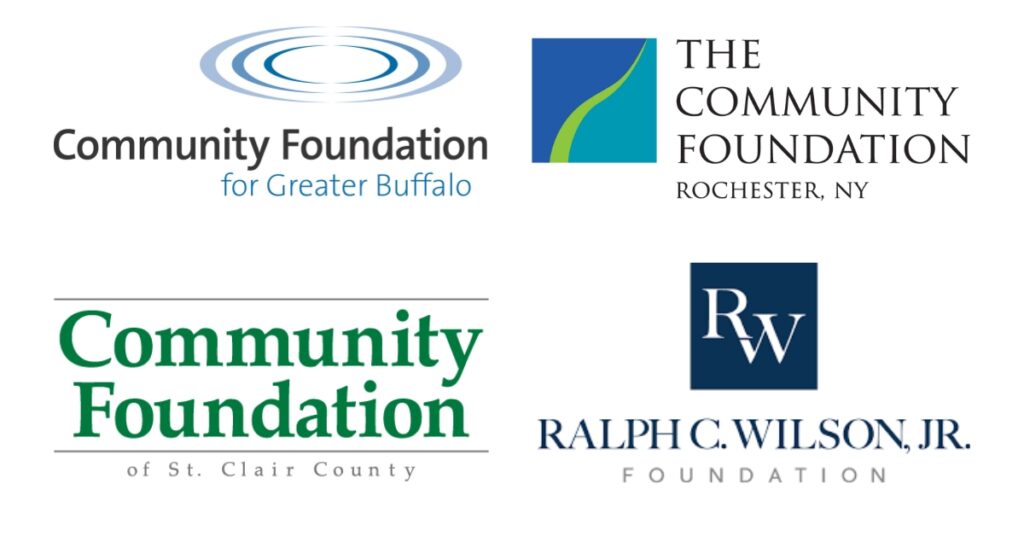 Image of 4 partner logos in collage for the press release Community Heart & Soul® Announces Partnership with Three Regional Community Foundations to Strengthen Resident-Driven Community Development