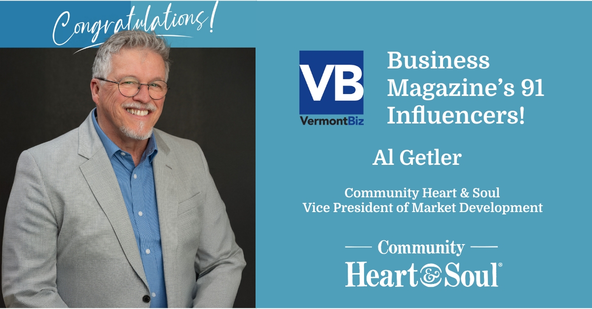 Image for COMMUNITY HEART & SOUL’S® AL GETLER NAMED AMONG VERMONTBIZ’S INAUGURAL “91 INFLUENCERS OF 2025”