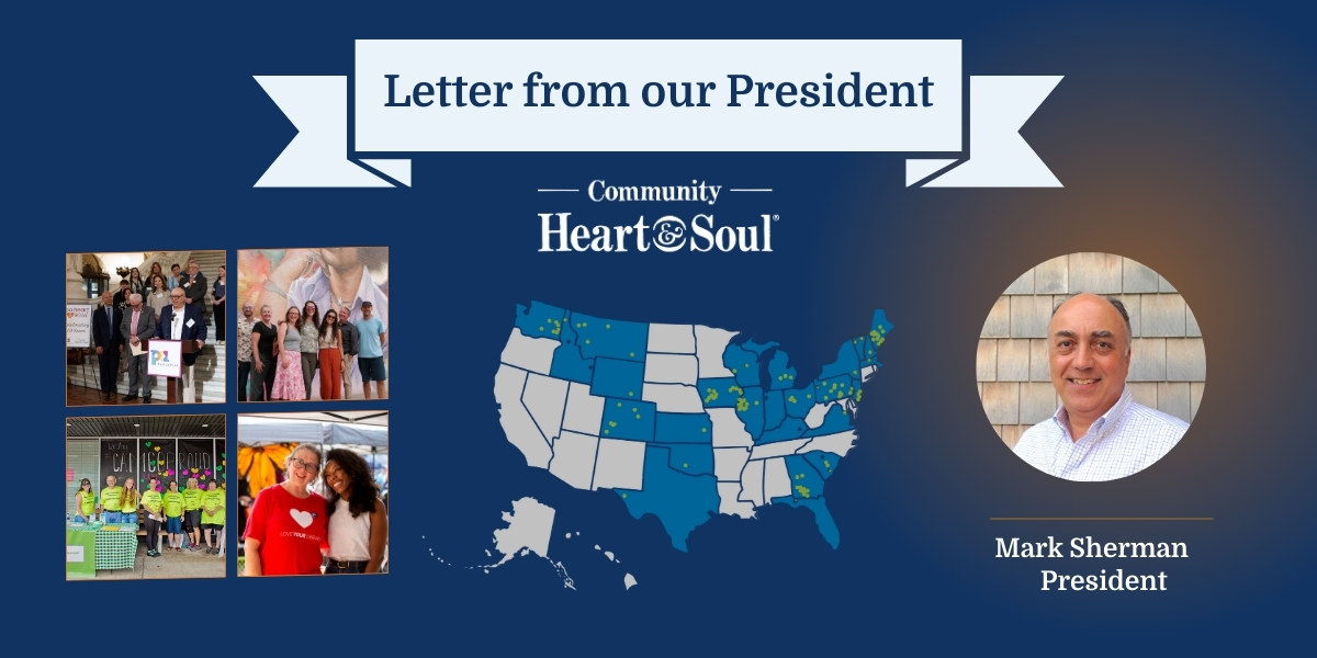 Image for President’s Letter—Community Heart & Soul in 2025