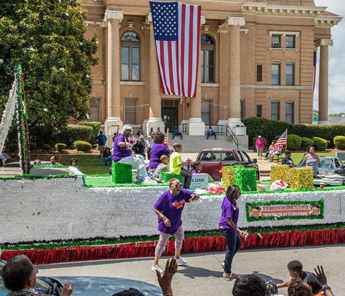 Emancipation Day Celebration parade in Thomaston, Georgia